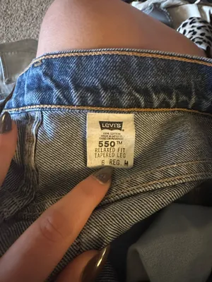 550 Levi’s Jeans Vintage Relaxed Tapered thumbnail 4