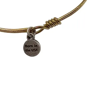 Luca + Danni Bangle Bracelet Gold Black‎ Blue Crystal Beaded Stackable L+S USA thumbnail 6