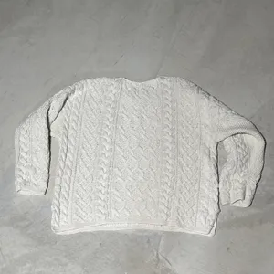 Vintage Abercrombie & Fitch Cable Knit Sweater Hand Made Grandpacore SZ S Thick thumbnail 9
