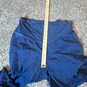 Old Navy Maternity Navy Blue Fleece Jogger Pants‎ High Rise Small S thumbnail 6