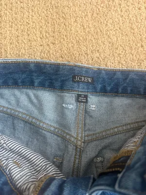 J.Crew Jeans Barrel Cut Tapered Pleats Indigo 23 thumbnail 3