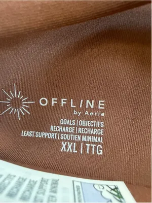 OFFLINE by Aerie Goals Strappy Sports Bra Women's Size XXL thumbnail 4