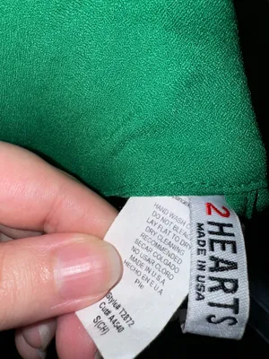 2Heart Kelly green truth be mine halter top from Nellie Mae boutique. Never worn thumbnail 5