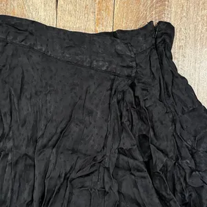 Free People Black Star Pattern Ruffle Layered Mini Skirt thumbnail 6