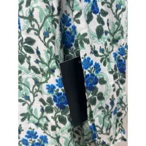 Tuckernuck Cerulean Vine Cotton Linen Palmerston Dress Women's XS New thumbnail 4