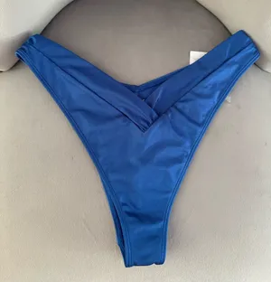 PacSun Royal Blue V-Front Bikini Bottom thumbnail 1