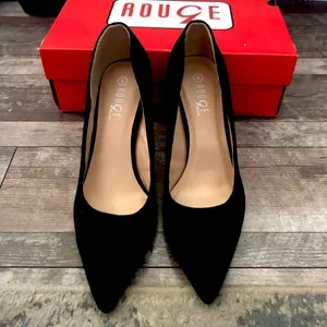 New Rouge helium black suede texture NWT thumbnail 3