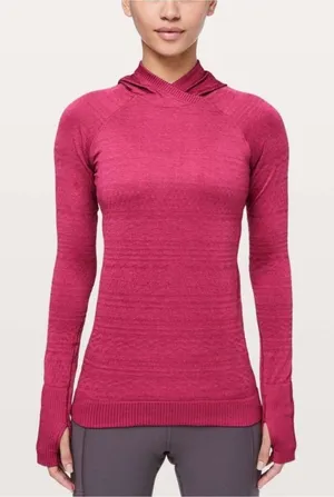 LULULEMON Rest Less Hoodie in Violet‎ Red size 2 thumbnail 1