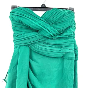 Minuet size‎ small strapless emerald green dress hidden side zip thumbnail 3