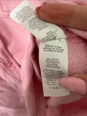 Aerie Lumber Jane Oversized Pink French Terry Shirt Button Down Womens Medium thumbnail 4