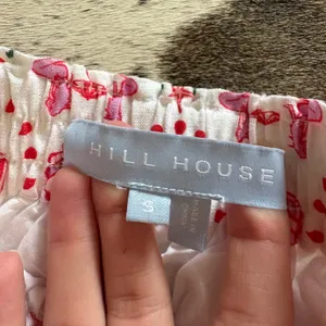 HILL HOUSE Home Paz Mini Skirt‎ mermaid seashell Cherry Print Size Small thumbnail 5