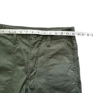 Levi's Women's Utility‎ Pants Sz 29X29 Green Stretch thumbnail 2