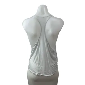 Alo Yoga White Scoop Neck Sleeveless Sports Athletic Activewear Tank Top Sz S/M thumbnail 4