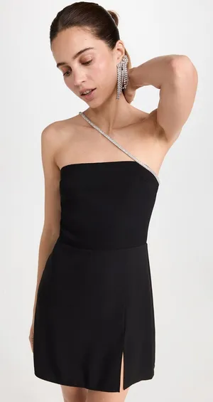 Amanda Uprichard Dream Dress Mini‎ LBD Black Size Small thumbnail 1