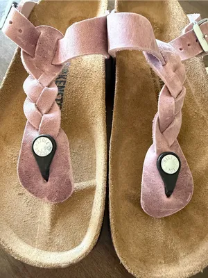 Replace Pics Birkenstock NEW Unisex Gizeh Braided Oiled Sandal Size 40 aka 9/7 thumbnail 6