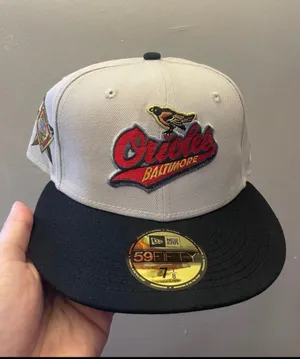 New Era Myfitteds Baltimore orioles Ozzy osbourne blizzard of ozz inspired size 7 1/8 brand new sold out thumbnail 2