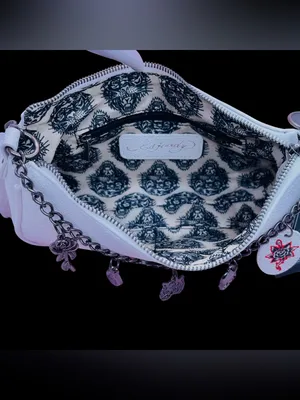 Ed Hardy White Charm Shoulder Bag NWT Y2K thumbnail 6