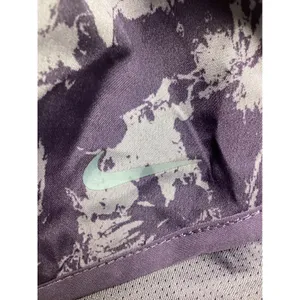 Nike Womens‎ Dri-FIT Running Shorts Purple Abstract Print FZ3482-509 XS NEW thumbnail 2