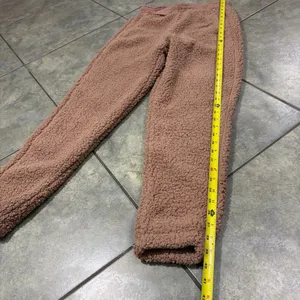 Skims teddy joggers in tigers eye Sz S Comfy Casual Lounging thumbnail 11
