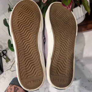 Sperry Crest Vibe Lavender Purple Canvas Slip On Sneakers STS87255 Womens 8 thumbnail 5