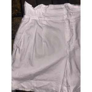 Simply Vera Vera Wang Womens Ivory Cream Linen Blend Paperbag Shorts Medium thumbnail 5