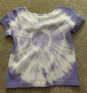 tye-dye notched top thumbnail 2