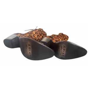 NEW $275 Ariat Women's Bandida Leopard Calf Hair Western Boots Cowboy Point Toe thumbnail 7