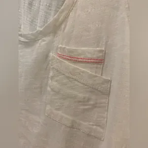 Anthropologie oversized White Tank - Size Small thumbnail 2