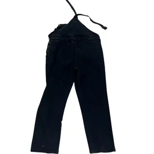 Universal Standard Women's Black Denim Overalls Size M thumbnail 4