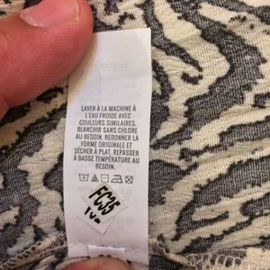 NWT Aerie Button Front Maxi Dress xxl smocked gray animal print thumbnail 13