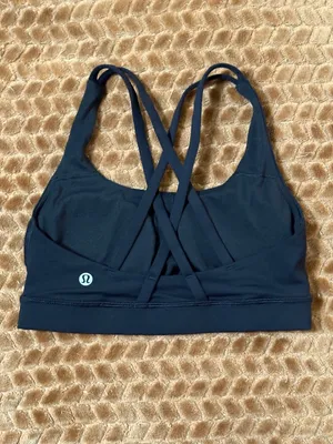 Lululemon Energy Sports Yoga Athletic Bra Black Size S 4 B/C Cup thumbnail 3
