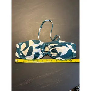 Abercrombie & Fitch NWT‎ Abstract O-Ring Halter Bandeau Bikini Top Small NEW thumbnail 6
