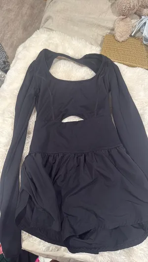 Black Free People Righteous Runsie Long sleeve thumbnail 2