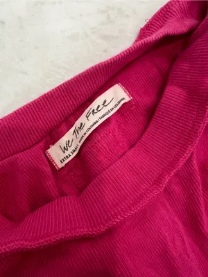 Free People We The Free Hot Pink Tank Top Size XS thumbnail 2