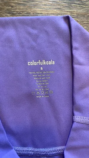 Colorfulkoala Purple 25” Leggings thumbnail 2