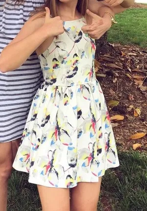 fab'rik Pattern Dress thumbnail 1