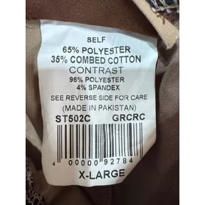 Butter-Soft XL Tan Scrub Pants‎ Women's Elastic Waist Comfort Medical thumbnail 3