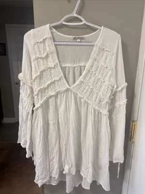 LISA ROBERTSON | Boho Mini Dress / Tunic ✨ STUNNING BOHO WESTERN FIND! ✨ thumbnail 3