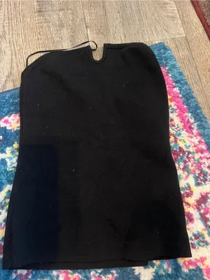 Naked wardrobe Black Strapless Structured Top thumbnail 3