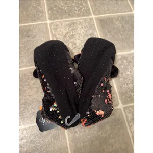 Hyde and EEK Women's Cat Flip Sequin Halloween Slipper Socks Grippers M-L 8-10 thumbnail 12