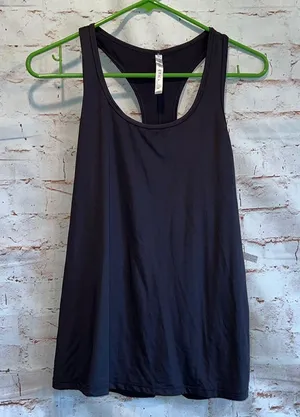 Fabletics Shirt Womens Medium Black Phoenix Lite Racerback Tank Top Athletic thumbnail 1