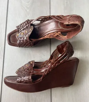 Lola Huarache Sling Wedges thumbnail 10
