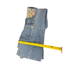 Forever 21 Women’s Blue Pants/Jeans/Flared Size 28x30 SKU 1673 thumbnail 5