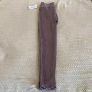 Altar'd State NWT S Revival brown ribbed leggings thumbnail 2