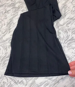 SheIn Black Ribbed Pants thumbnail 4