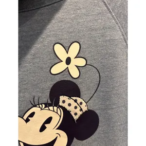 Disney Parks Mickey Minnie Americana Cowl Neck Hoodie Blue Womens L USA Flag‎ thumbnail 5