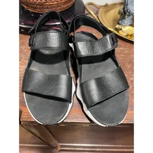 SOREL Kinetic Impact 2 Black Leather Sporty Chunky Strappy Sandals 7.5 thumbnail 4