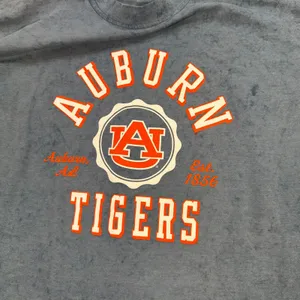 Auburn Tigers Pressbox by Royce Apparel Terry Sweatshirt Women's Medium Distress thumbnail 9