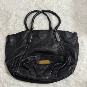 Marc by Marc Jacobs Pebbled Shoulder Bag in Black thumbnail 11