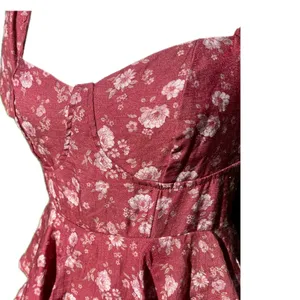 Altar'd State Brynn Floral Tiered Dress Size Medium Nwot thumbnail 6